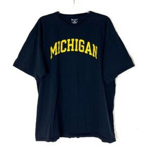 Champion | University of Michigan Navy Blue Tee Shirt 2XL